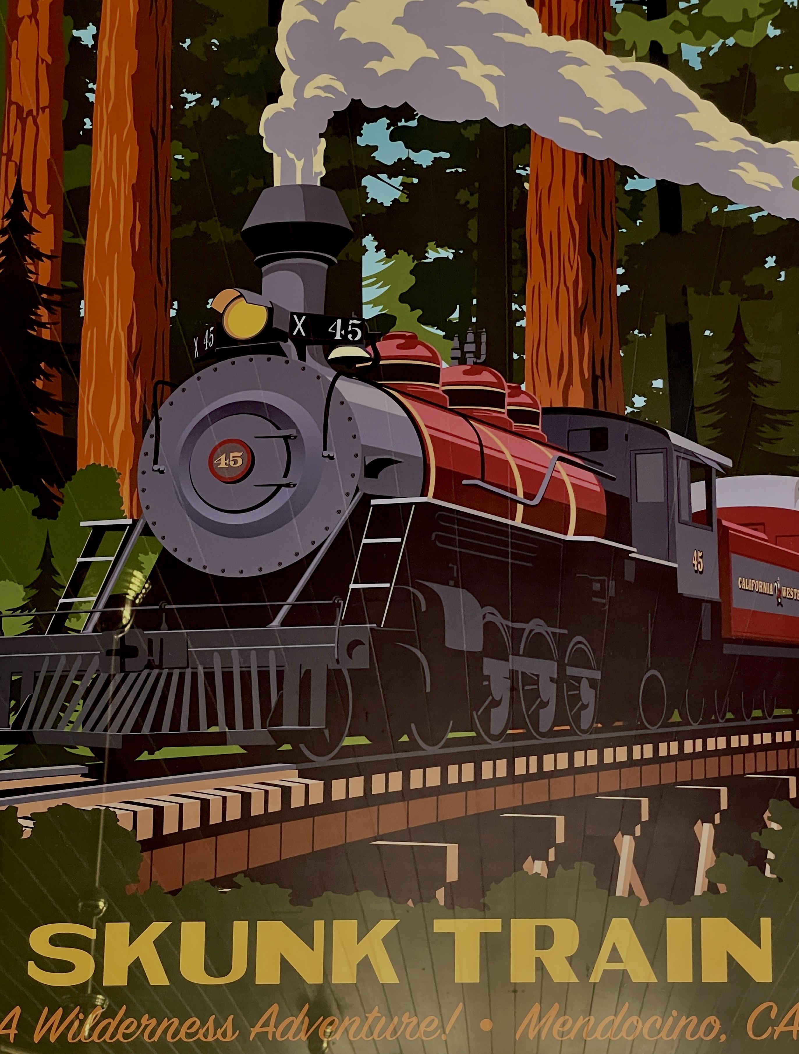 We road the skunk train! : r/TrainPorn